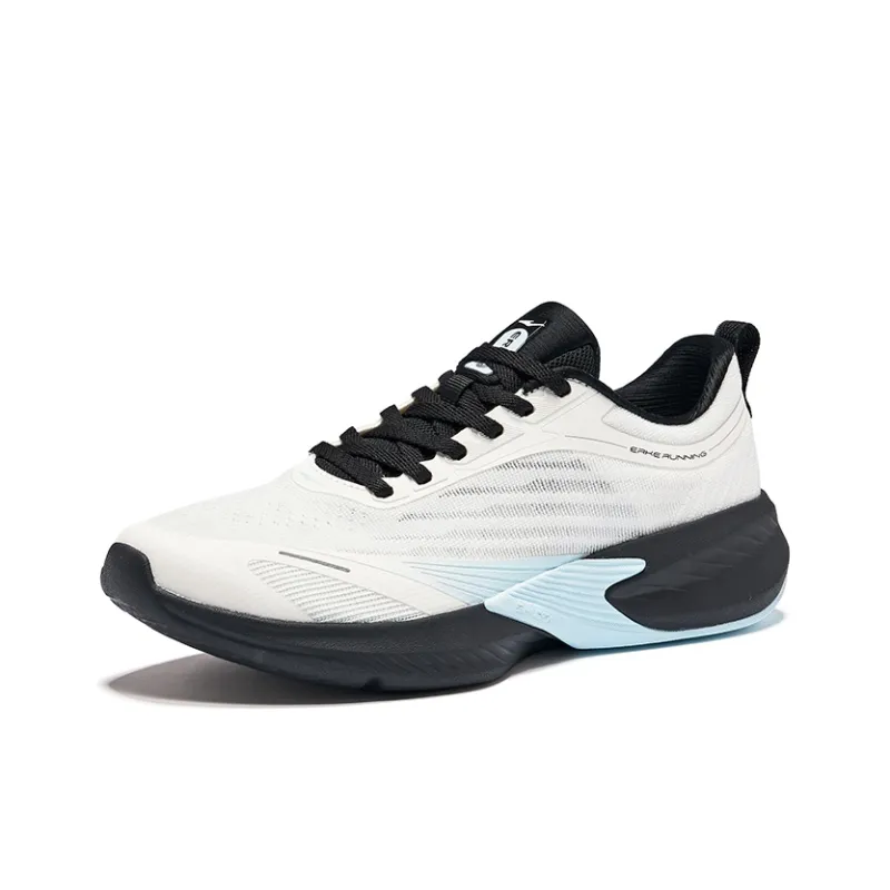 Erke Cushioning Breathable Low Top City Commute Running Shoes Men's Microcrystal White Misty Blue-2