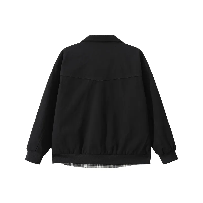 OGEK Jackets Coats Unisex Black Comes With Shirt+Brooches-3