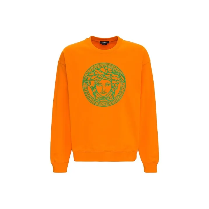 VERSACE Sweatshirts Men Orange-0