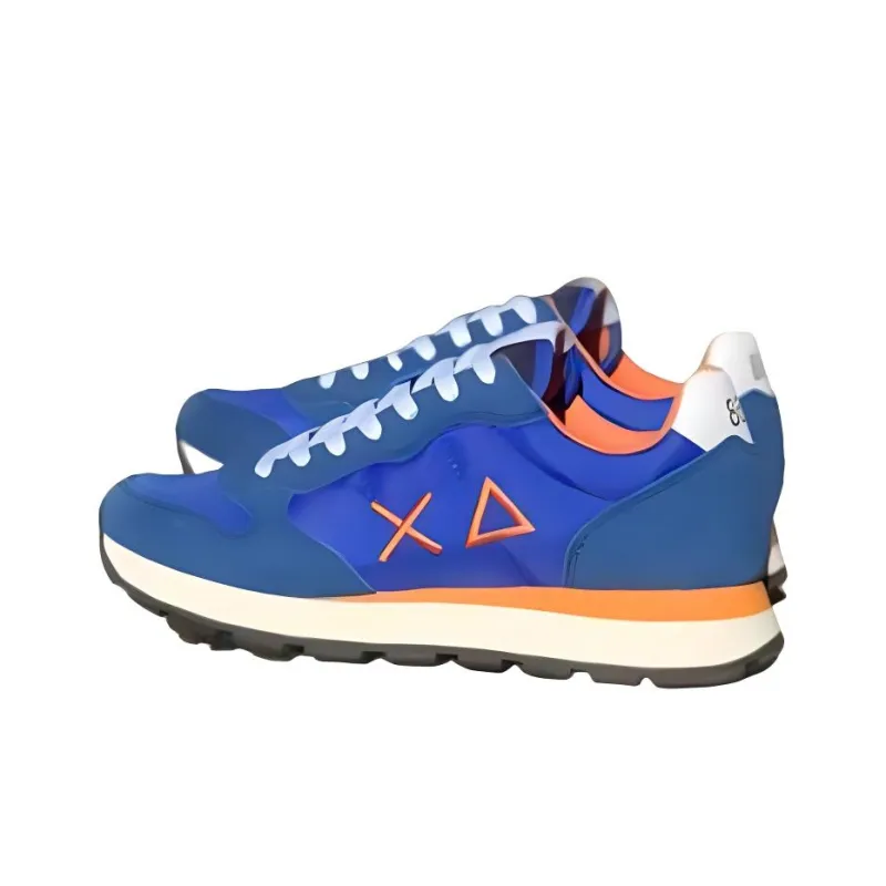 SUN68 Low Top Casual Shoes Men's Royal Blue-2