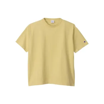 Champion SS24 Drop Shoulder Sleeve T-Shirt Unisex Light Yellow