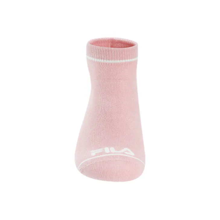 FILA Ankle Socks Women's 1 Pack White Stone Pink-2