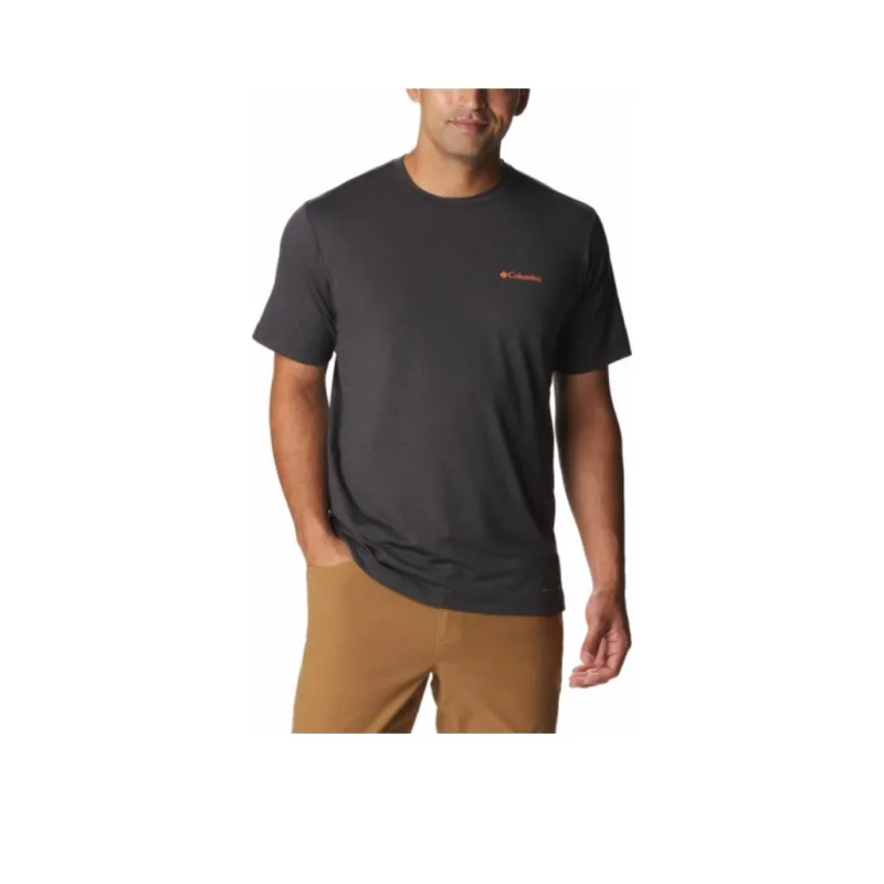 Columbia Tech Trail T-Shirt Men's Dark Gray-0