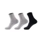 GL4024 Crew Socks 3 Pack (Light Gray/Light Gray/Black)