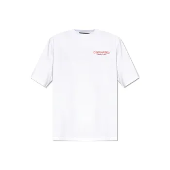 DSQUARED 2 Graphic Printed Crewneck T Shirt