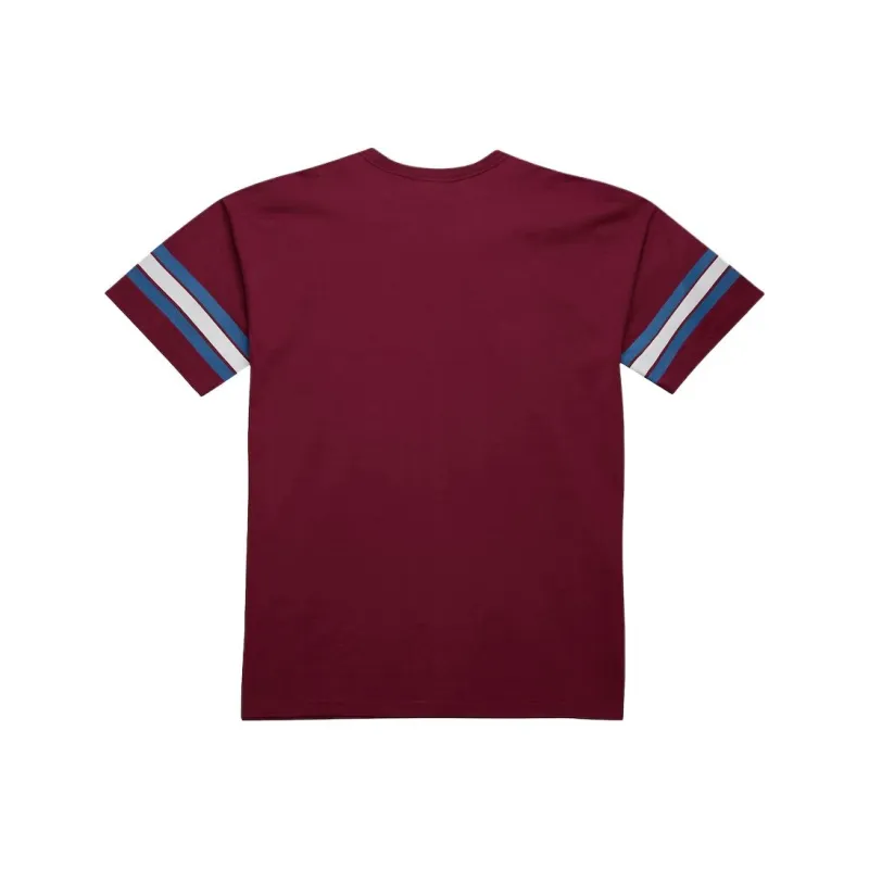 Mitchell & Ness x NHL T Shirt Men's Burgundy Red-1