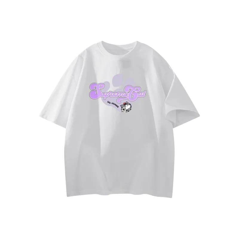 Supremo Cat T Shirts Unisex-2