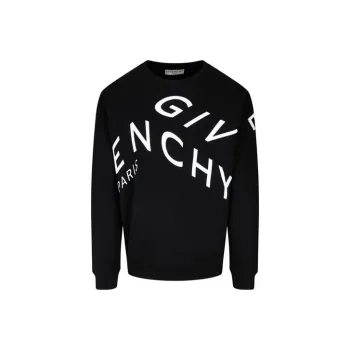 Givenchy Refracted Embroidered Logo Crewneck