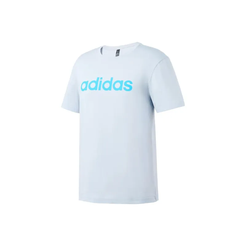 Adidas SS24 T Shirt Men's Light Blue-0