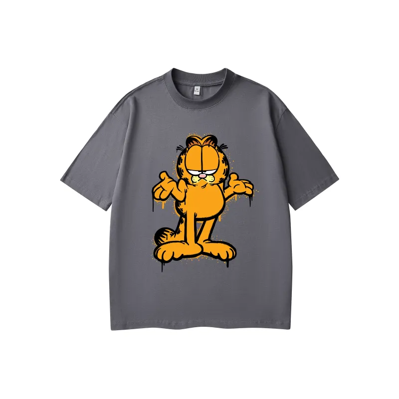 FOREVER 21 Garfield Joint Name T Shirts Unisex-7