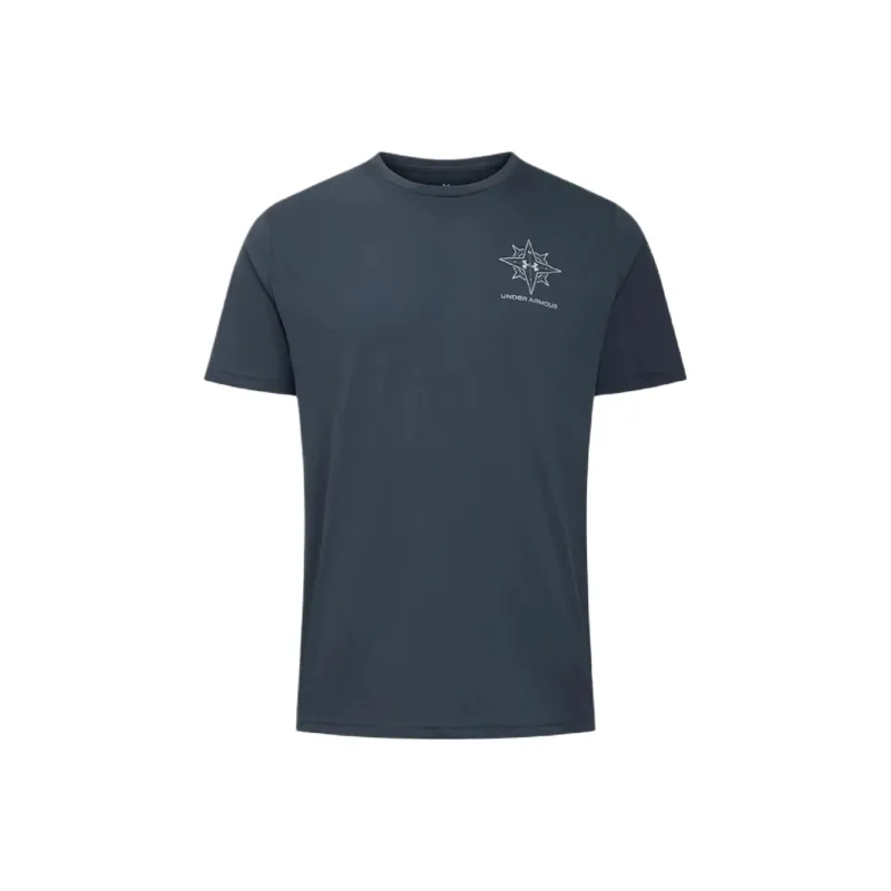 Under Armour Outdoor Compass T Shirt Men's Downpour Gray-0