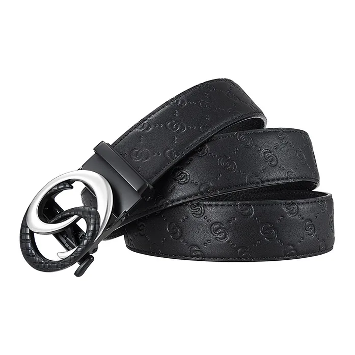 YUZHAOLIN Cow Leather Belts Men's Width 3.5CM-5