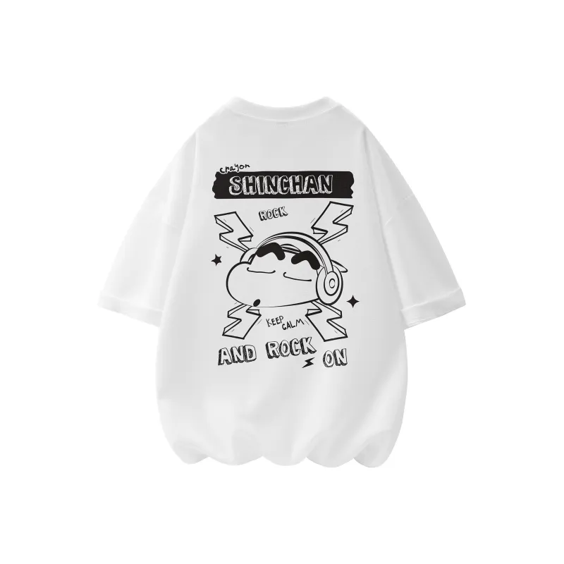 Crayon Shinchan Short Sleeved T Shirts Unisex-3