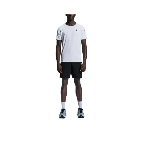 On Performance T Shirt Men's White Silver