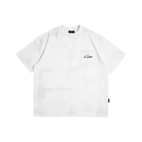 ORANGE DRAGON 화이트 남녀공용 티셔츠