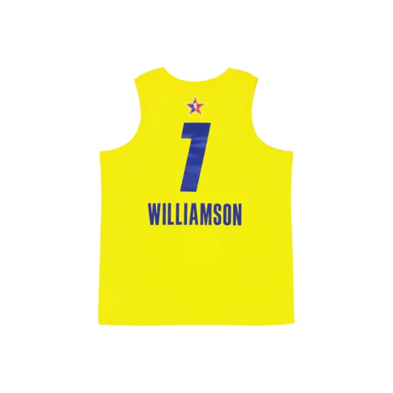 Jordan NBA All Star ASW M Swgmn Jsy T2 Williamson Zion Basketball Jerseys Men's Yellow-1