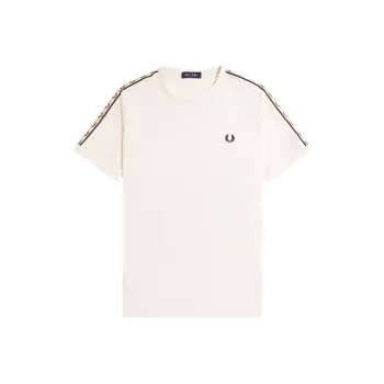 FRED PERRY Logo-embroidered Cotton T-shirt