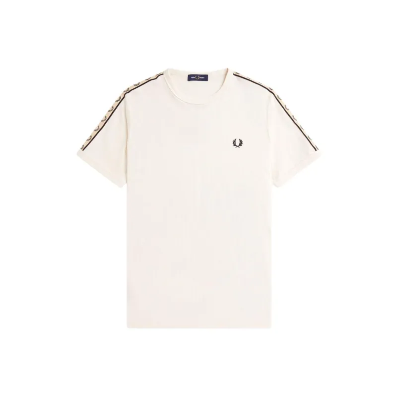 FRED PERRY Logo-embroidered Cotton T-shirt-0