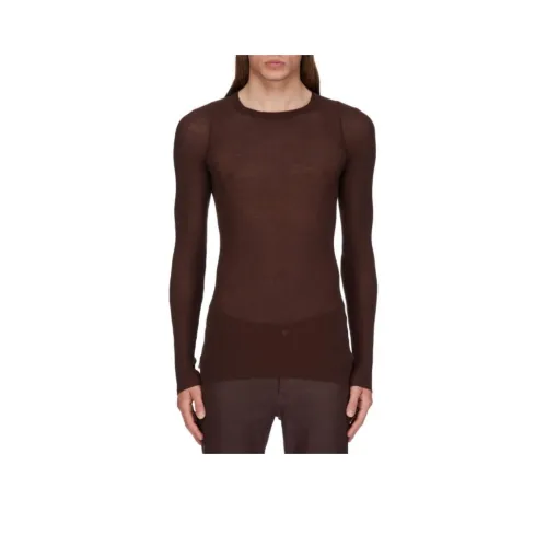 RICK OWENS Rib Long Sleeve Tee