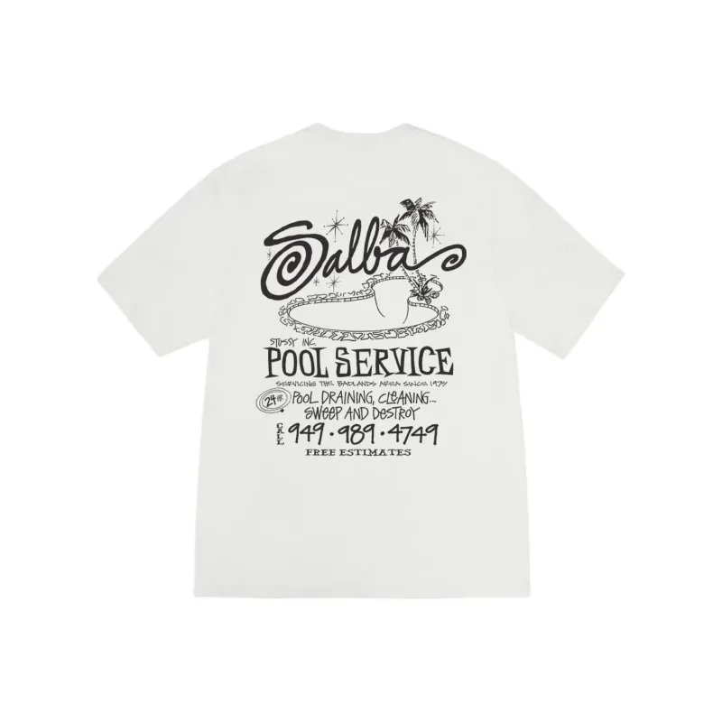 Stussy Pool Service Pigment Dyed Tee-4