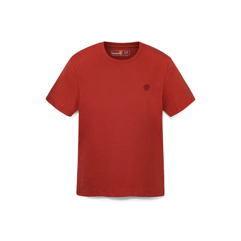 Timberland T Shirt Men's Spicy Pepper Red-0