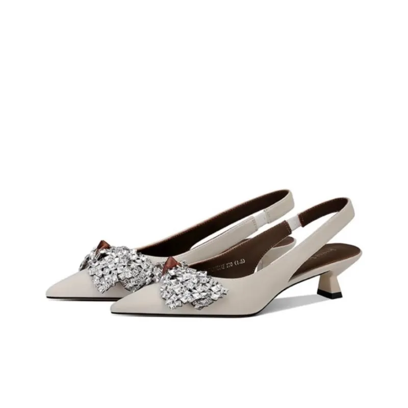 JESSICA SOPHIA Chunky Heel High Heels 3.5cm Women's-2