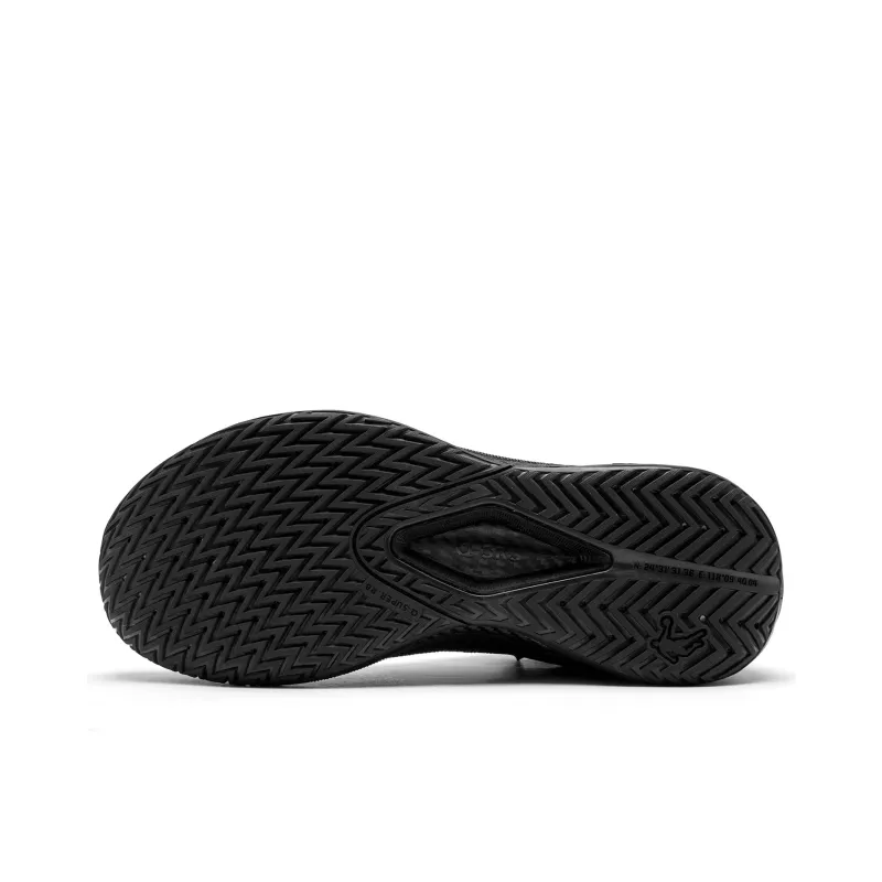 QIAODAN FE3.0 Serpent Cushioning Grip Anti Twist Breathable Slip Resistant Low Top Basketball Shoes Men's Black-4