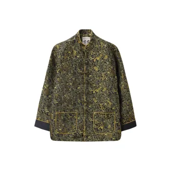 XUANSHENG Jackets Coats Men's Ancient Coin Pattern