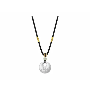 CHINA GOLD S999 Fine Silver Necklaces Unisex
