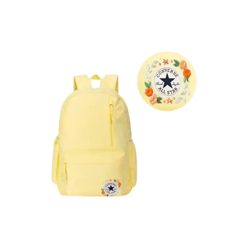 Converse Polyester Backpack Medium Size Women's Light Yellow