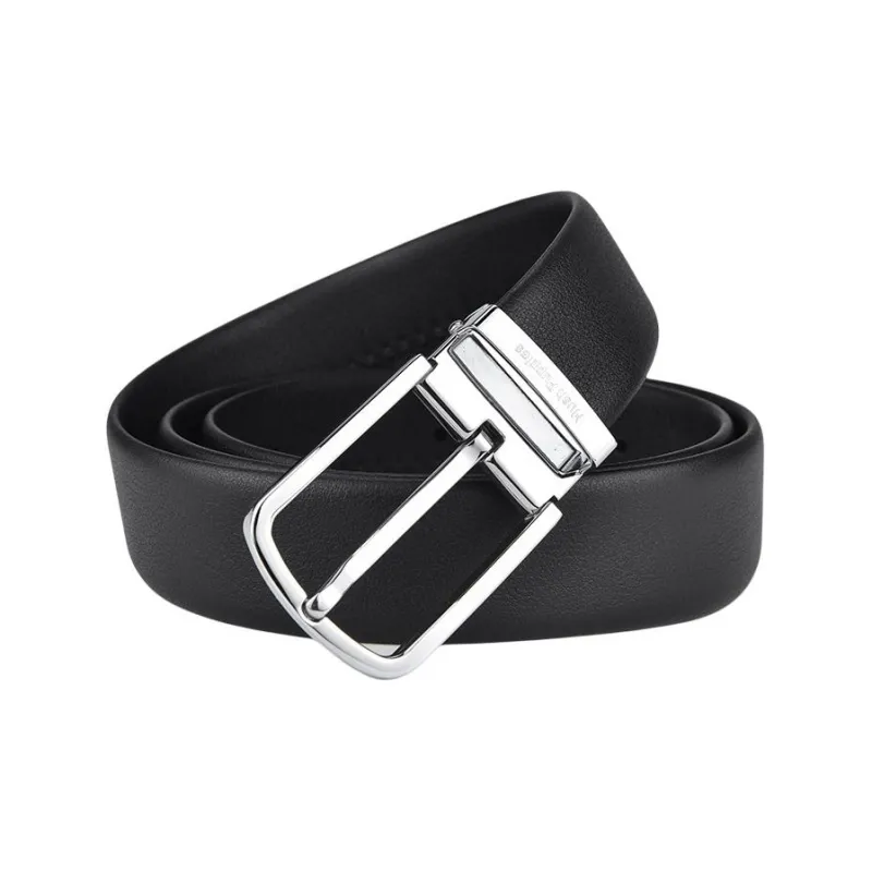 Hush Puppies Cow Leather Belts Men's Width 3.4cm-1