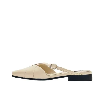 ALOHAS Wrap toe Slippers Women's Cream