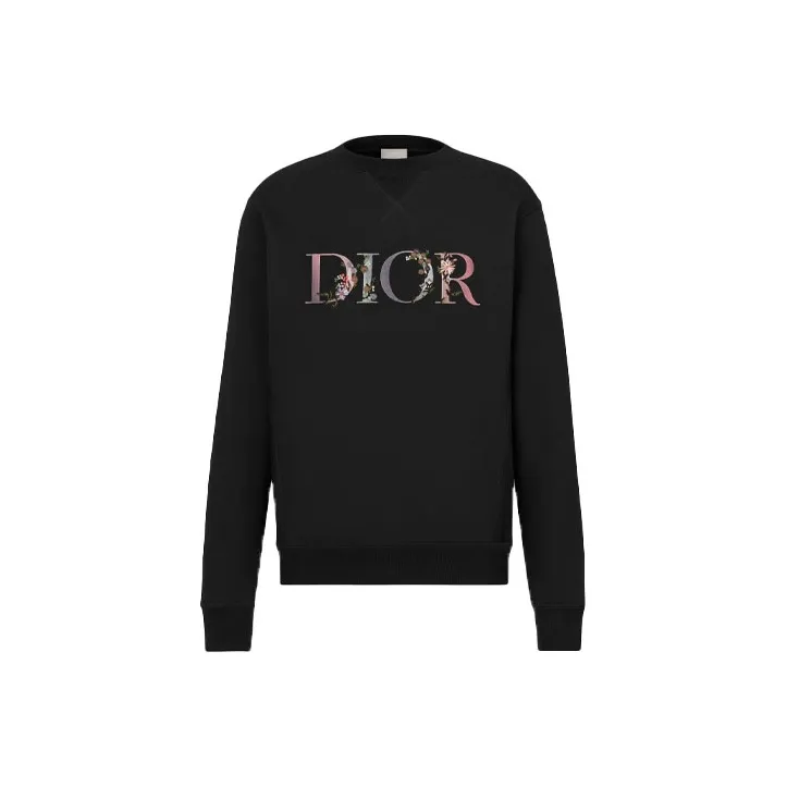DIOR Quarterly New Products Sweatshirts Men Black-0