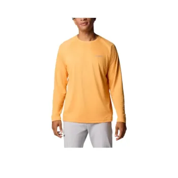 Columbia PFG Solar Stream Omni-Shade Omni-Wick T-Shirt Men's Orange