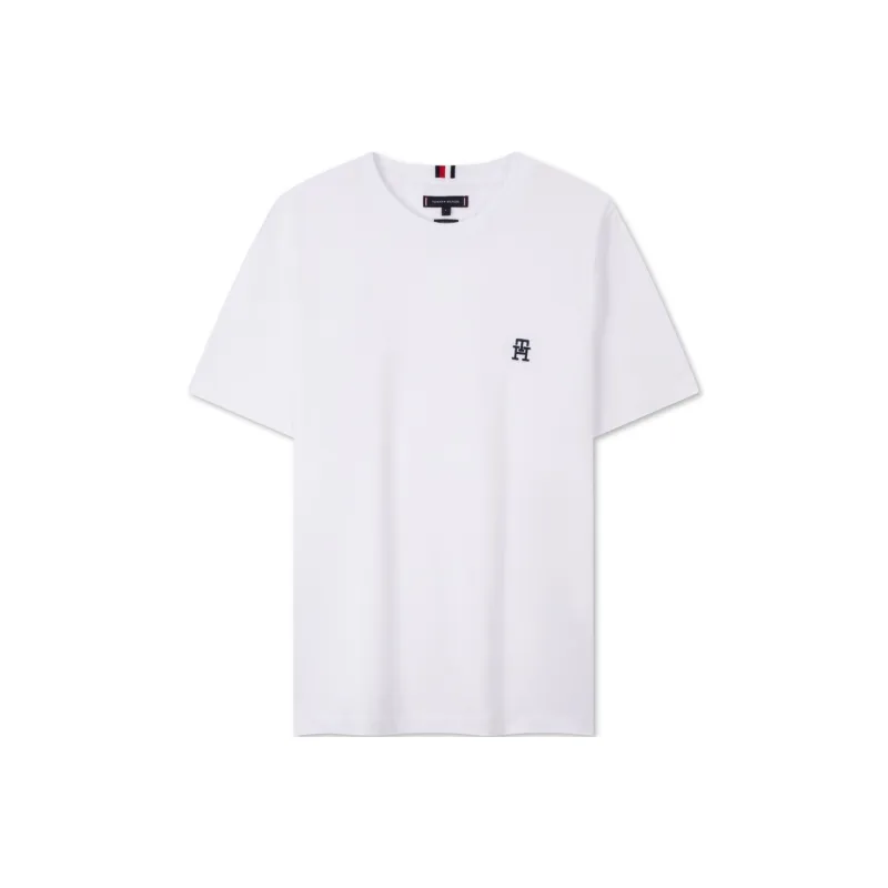 Tommy Hilfiger Th Monogram embroidered T shirt-10