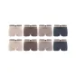 8 Pack (Coffee 2+Milk Coffee 2+Dark Gray 2+Apricot 2)