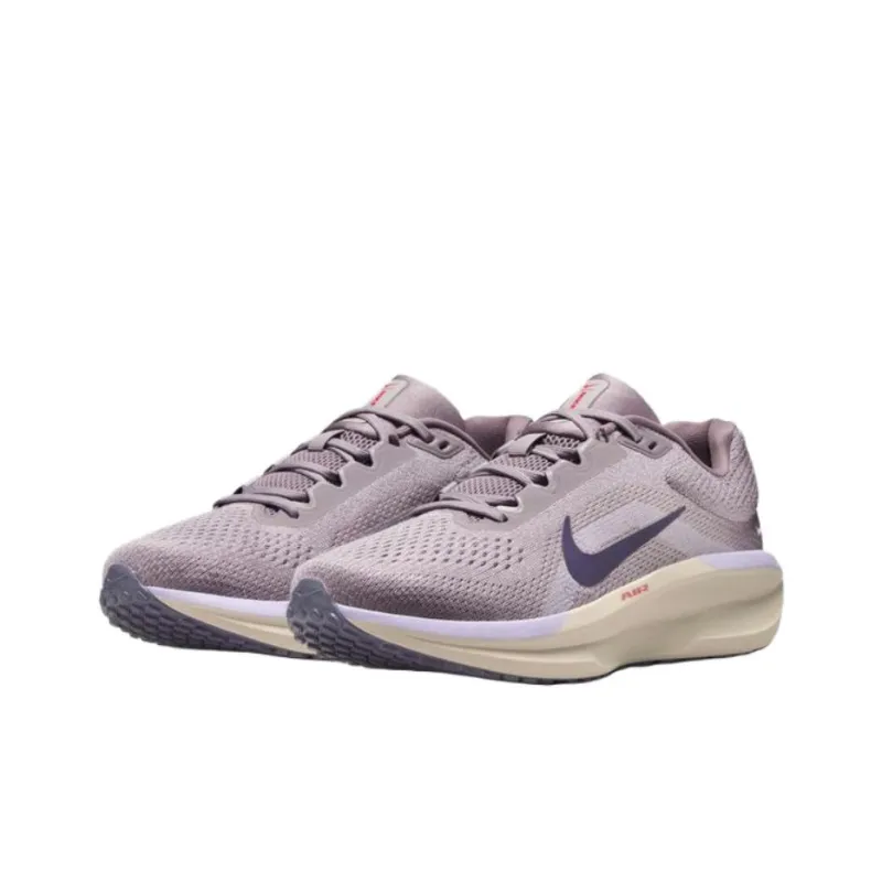 Nike Winflo 11 Anti Slip Wear Resistant Low Top Casual Running Shoes Women's Light Purple-2