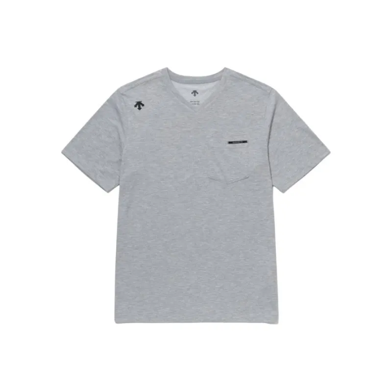 DESCENTE BLEU T Shirts Unisex-4