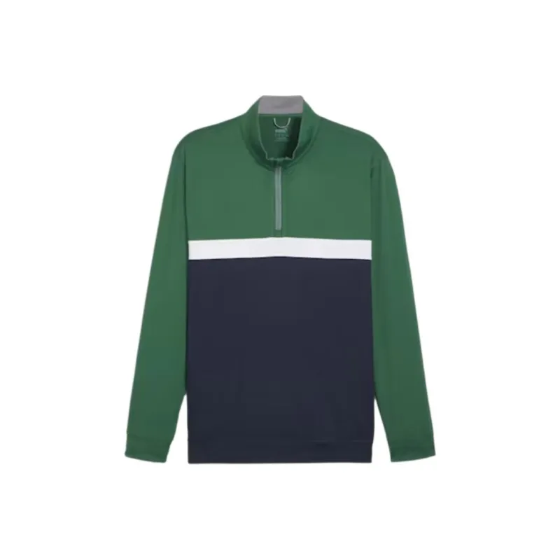 PUMA Pure Colorblock Men's Golf 1/4 Zip Pullover-0