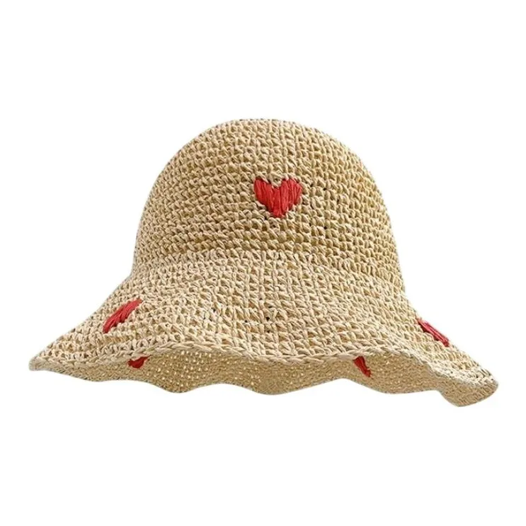 MITHAOL KUSC Straw Woven Bucket Hats Women's-7
