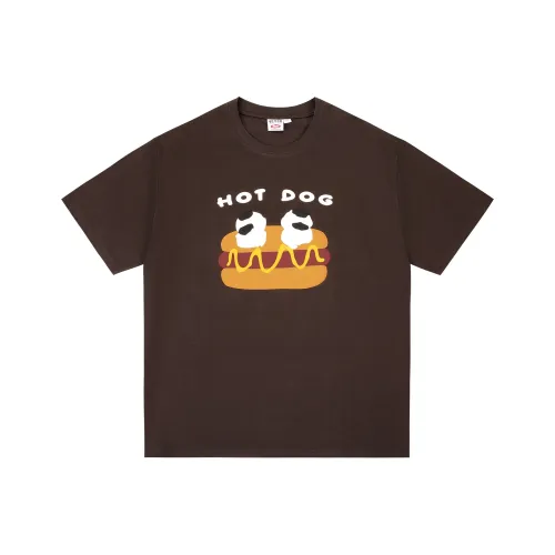4EVER LAB T Tunic shirt Unisex Dark Brown