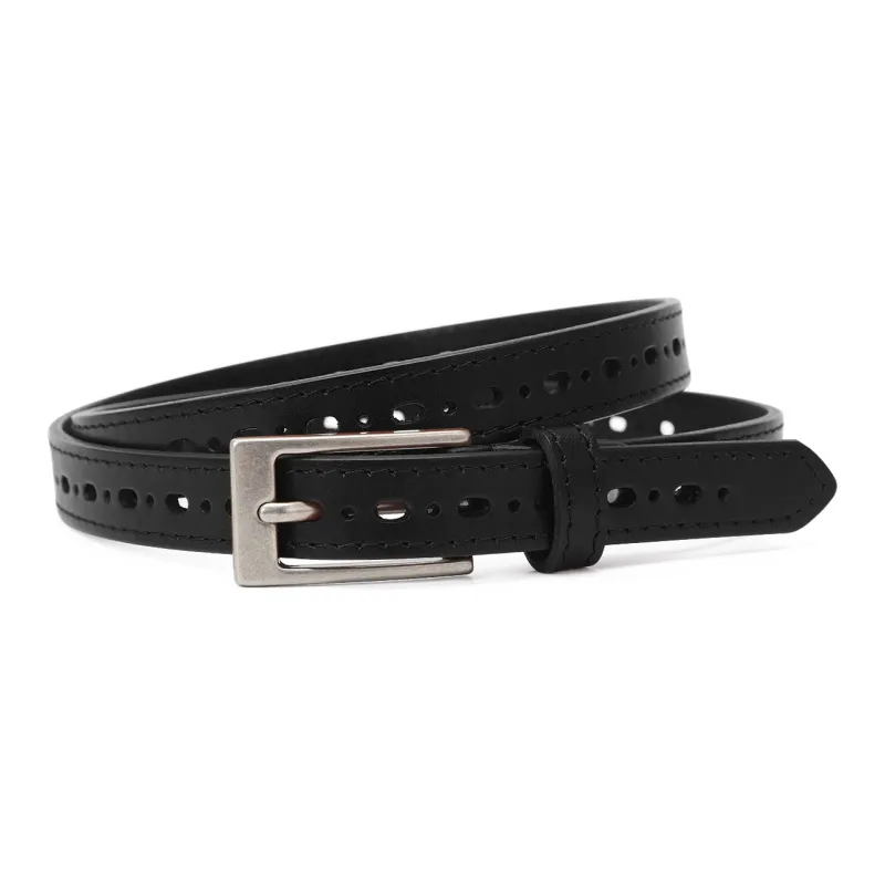 CATELLES Top Grain Cow Leather Belts Women's 1.8cm-3