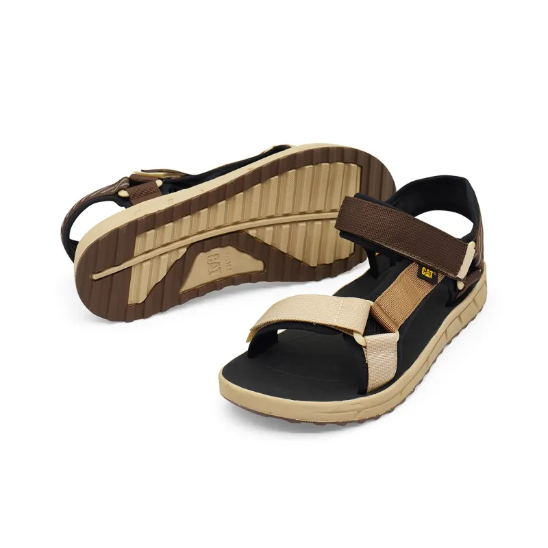 CAT Beach Sandals Men's Dark Khaki-3