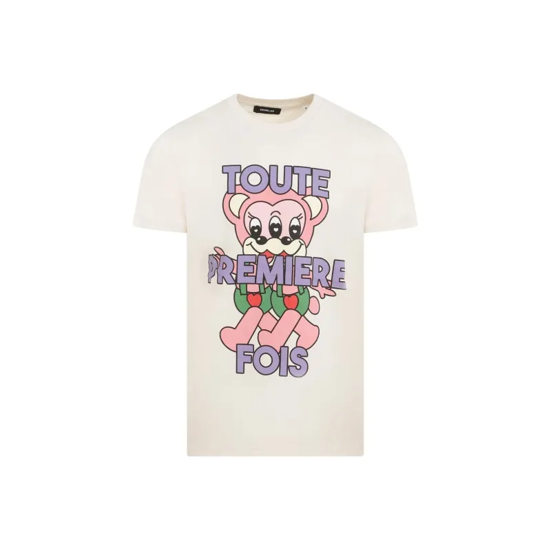 EGONLAB. Graphic print Cotton T shirt-0