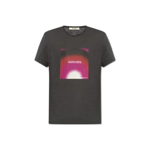 Zadig & Voltaire X Greta Bellamacina Toby Photoprint Crewneck T Shirt