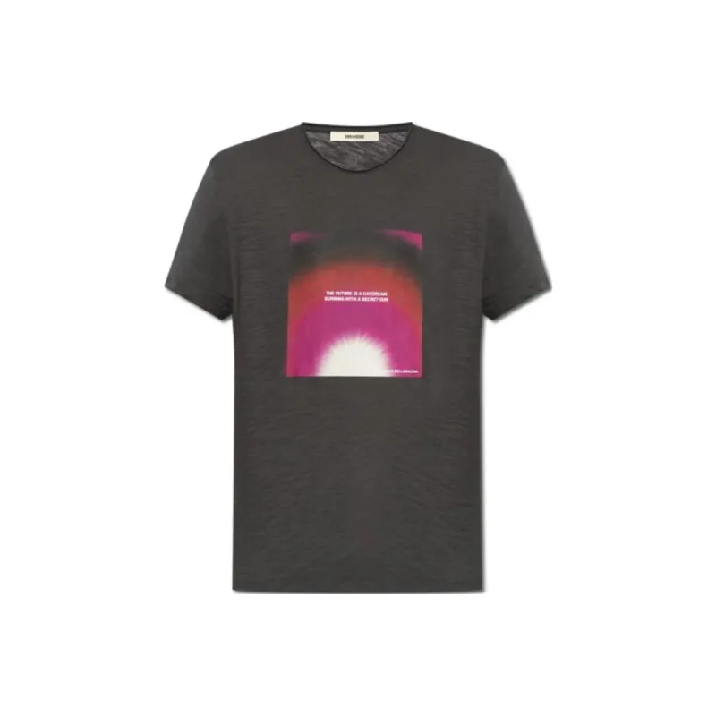 Zadig & Voltaire X Greta Bellamacina Toby Photoprint Crewneck T Shirt-0
