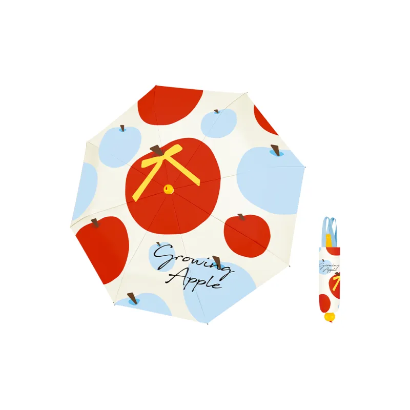 Anna Shu Umbrellas Apple Yellow Bowknot-0