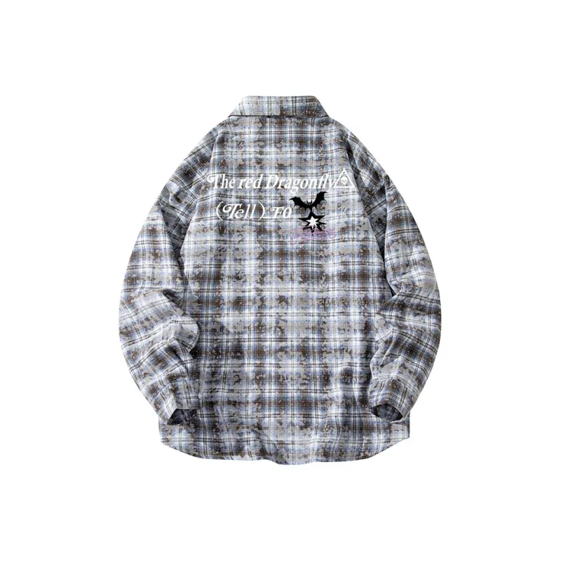 RED DRAGONFLY Shirt Coat Unisex-3