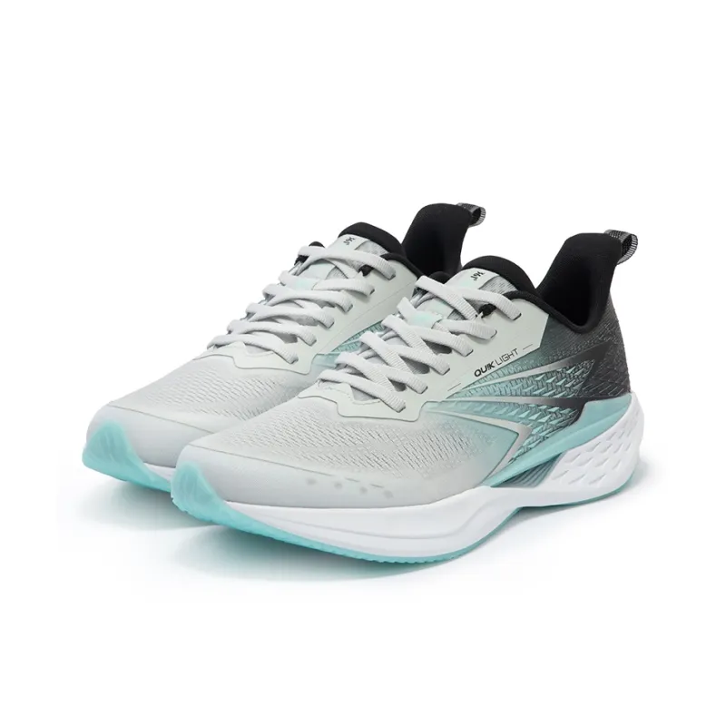 361° Cushioning, Slip Resistant, Breathable, Lightweight Low Top Running Shoes Men's Gray Green Black-2