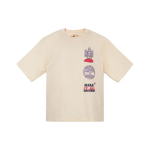 Timberland T-Shirt Unisex Smoke White